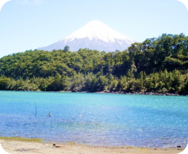 Lakes, Osorno volcano &amp; Petrohue Falls